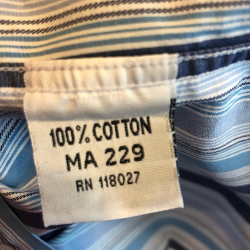 Boden Striped Button Down Shirt Medium - Picture 6 of 6